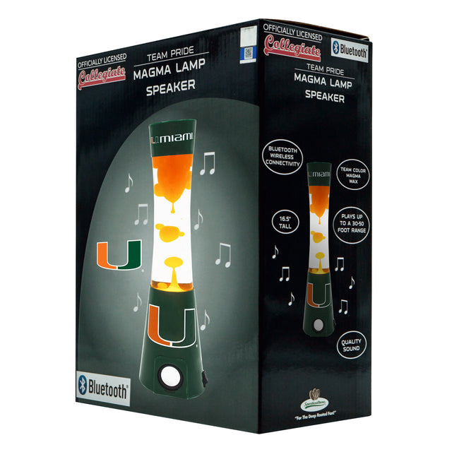 Miami Hurricanes Magma Lamp - Bluetooth Speaker