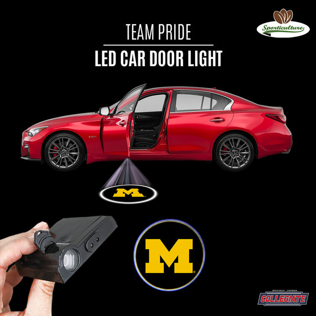 Luz LED para puerta de automóvil de los Michigan Wolverines