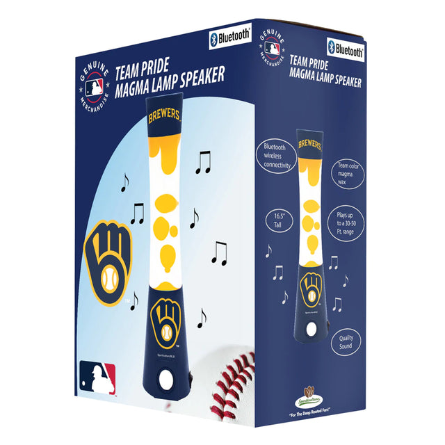 Lámpara de magma de los Milwaukee Brewers: altavoz con Bluetooth