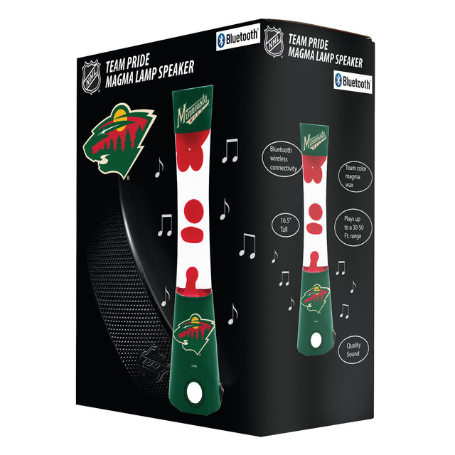 Lámpara de magma Minnesota Wild: altavoz Bluetooth