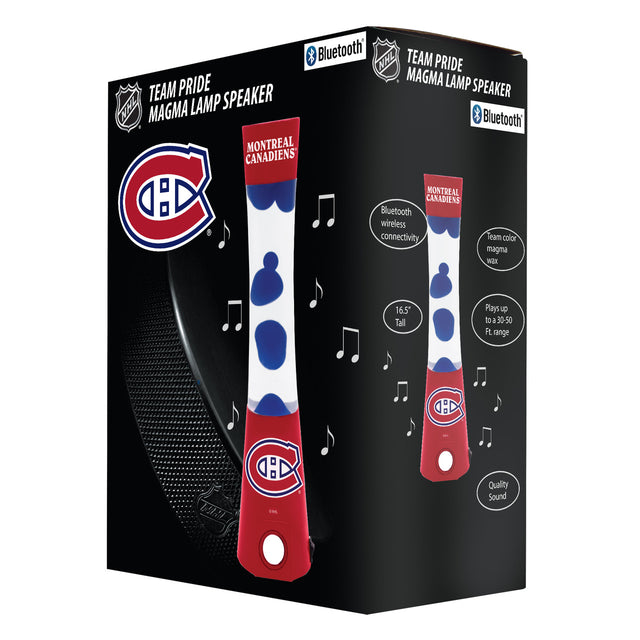 Lámpara de magma de los Montreal Canadiens: altavoz Bluetooth