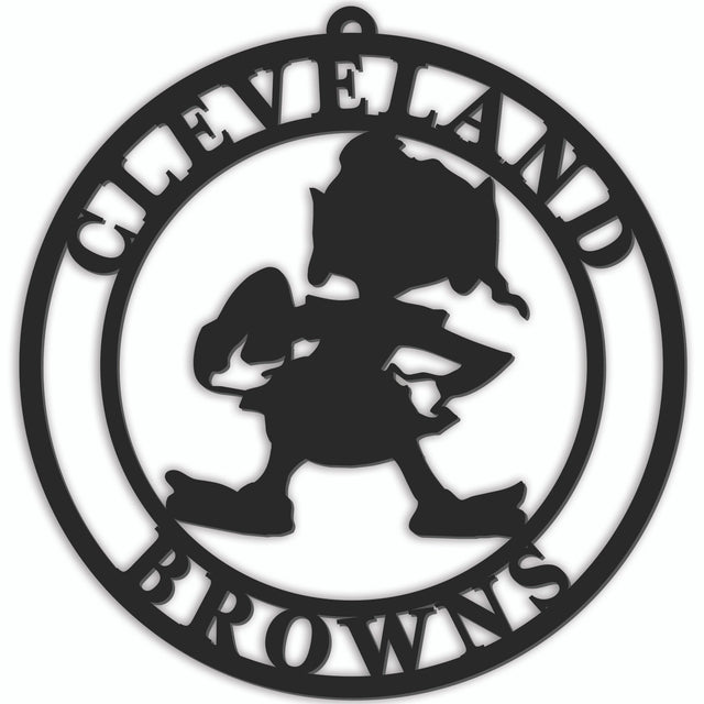 Cleveland Browns Sign Door Hanger 16"