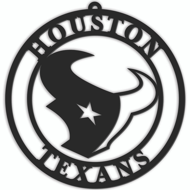 Letrero para puerta de los Houston Texans de 16"