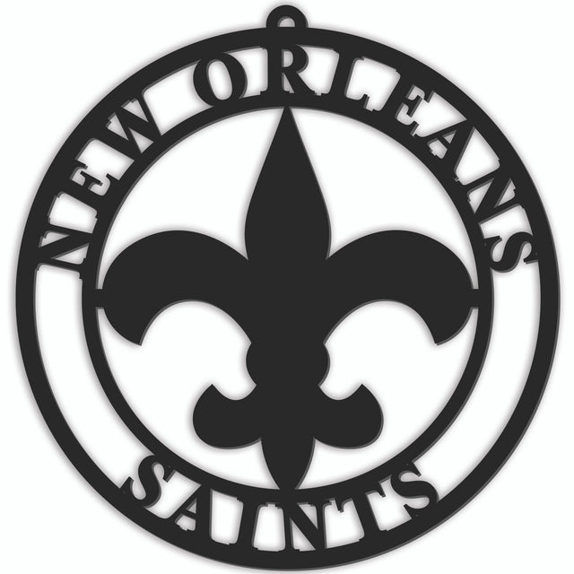 Letrero para puerta de los New Orleans Saints de 16"