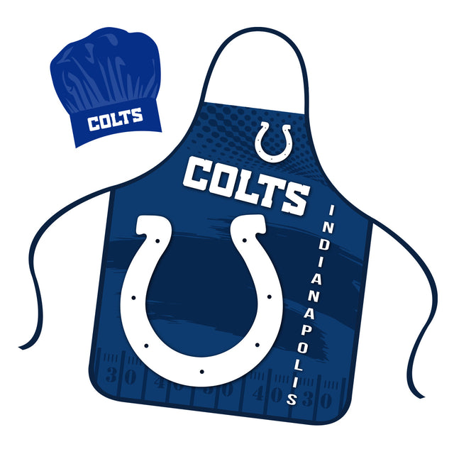 Conjunto de gorro y delantal de chef de los Indianapolis Colts