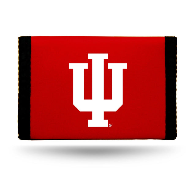 Cartera de nailon con tres pliegues de los Indiana Hoosiers