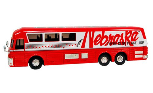 Nebraska Cornhuskers White Rose Musical Bus CO