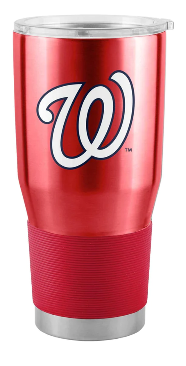 Vaso de viaje Washington Nationals de 30 oz de acero inoxidable