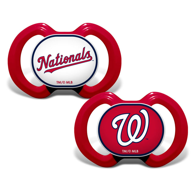 Paquete de 2 chupetes de Washington Nationals