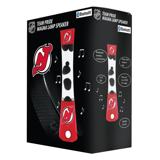 Lámpara de magma de los New Jersey Devils: altavoz con Bluetooth