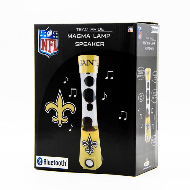 Lámpara de magma de los New Orleans Saints: altavoz con Bluetooth