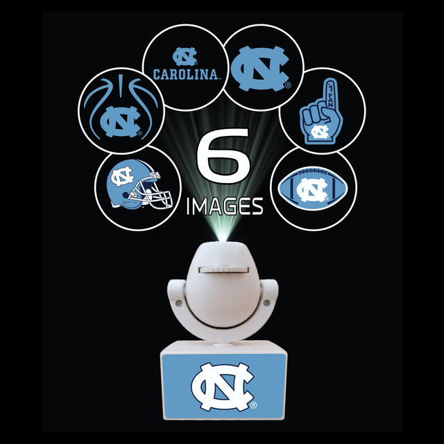 Proyector en miniatura de los Tar Heels de Carolina del Norte