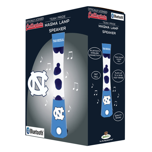 Lámpara de magma de los Tar Heels de Carolina del Norte: altavoz con Bluetooth