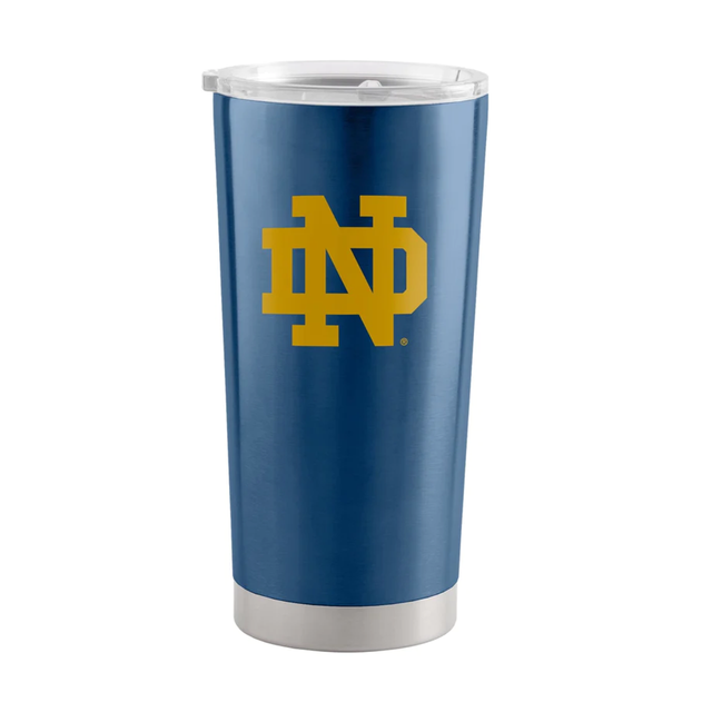 Vaso de viaje de acero inoxidable de 20 oz con diseño de Notre Dame Fighting Irish