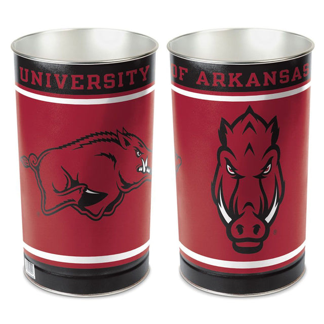 Arkansas Razorbacks Wastebasket 15"