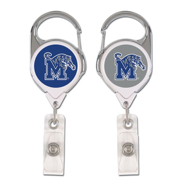 Porta credencial retráctil premium de los Memphis Tigers