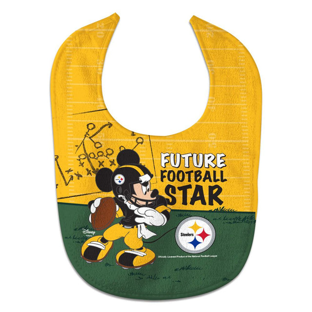 Babero para bebé de los Pittsburgh Steelers All Pro Future Quarterback