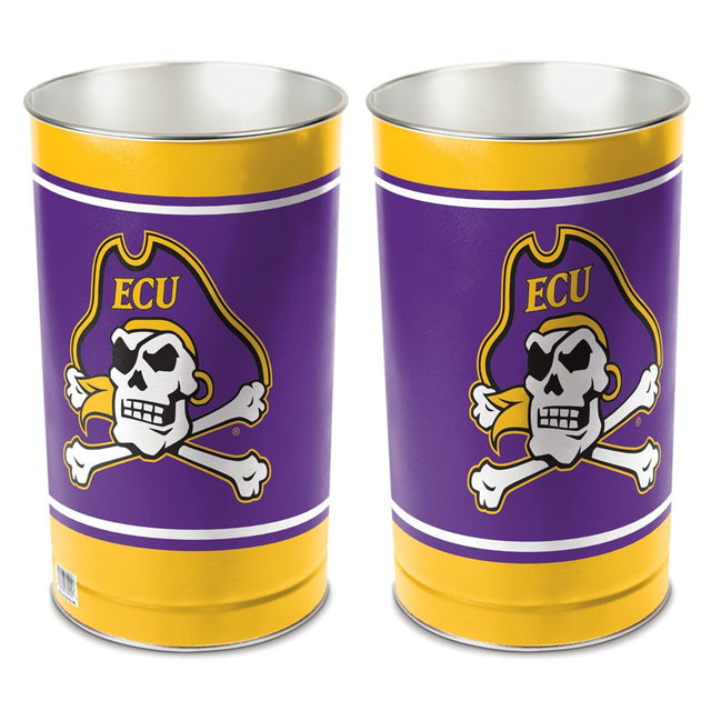 Papelera de 15" de los Piratas de East Carolina