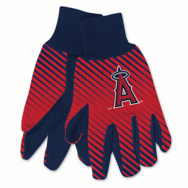 Guantes de dos tonos de Los Angeles Angels of Anaheim, talla para adultos