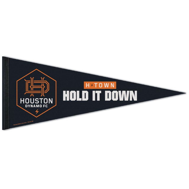 Banderín del Houston Dynamo de 12 x 30, estilo premium