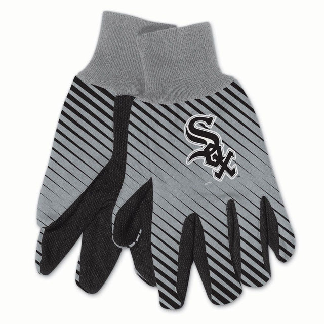 Guantes de los Chicago White Sox, estilo bicolor, talla para adultos