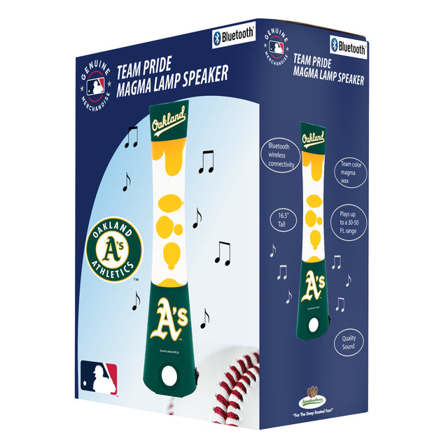 Lámpara Magma de Oakland Athletics: altavoz Bluetooth