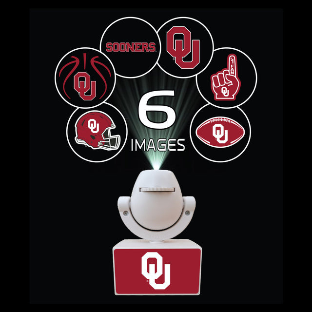 Proyector de luz de los Oklahoma Sooners en miniatura