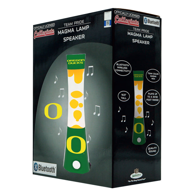 Lámpara de magma de Oregon Ducks: altavoz con Bluetooth