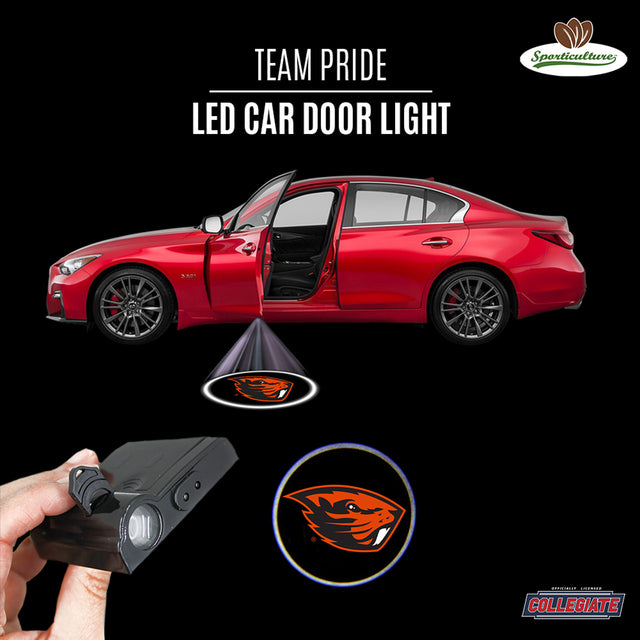 Luz LED para puerta de automóvil de Oregon State Beavers