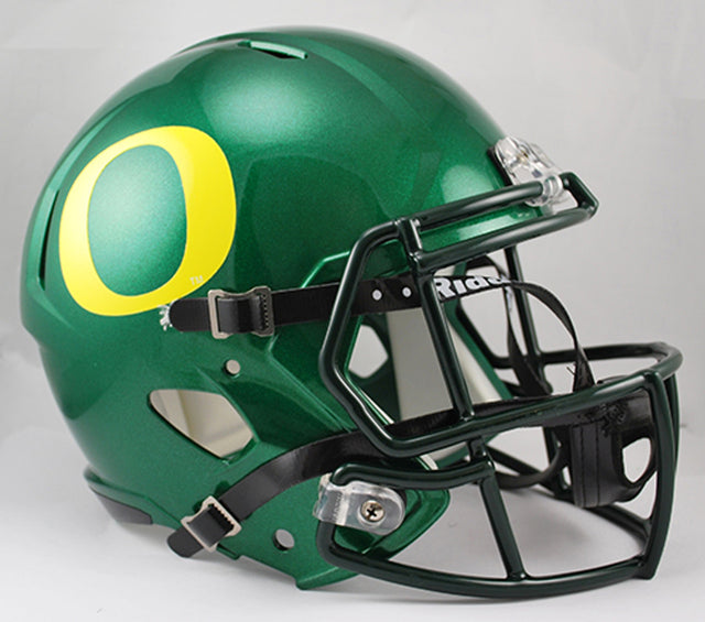 Réplica de casco de los Oregon Ducks Riddell en tamaño completo, estilo Speed