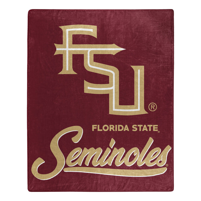 Manta de los Florida State Seminoles de 50 x 60 pulgadas, diseño exclusivo de Raschel