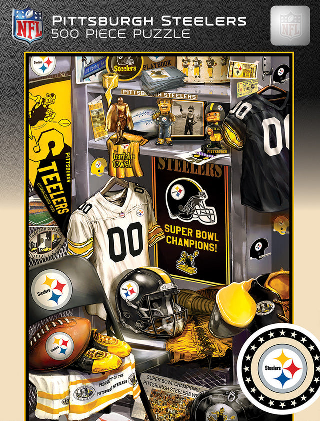 Rompecabezas de 500 piezas de los Pittsburgh Steelers para vestuario