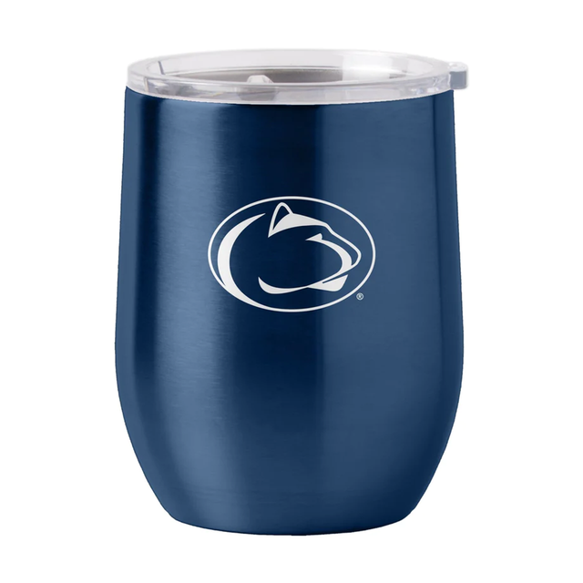 Vaso de viaje de acero inoxidable curvo de 16 oz de los Penn State Nittany Lions