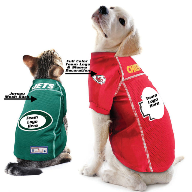 New York Jets Pet Jersey Size XS