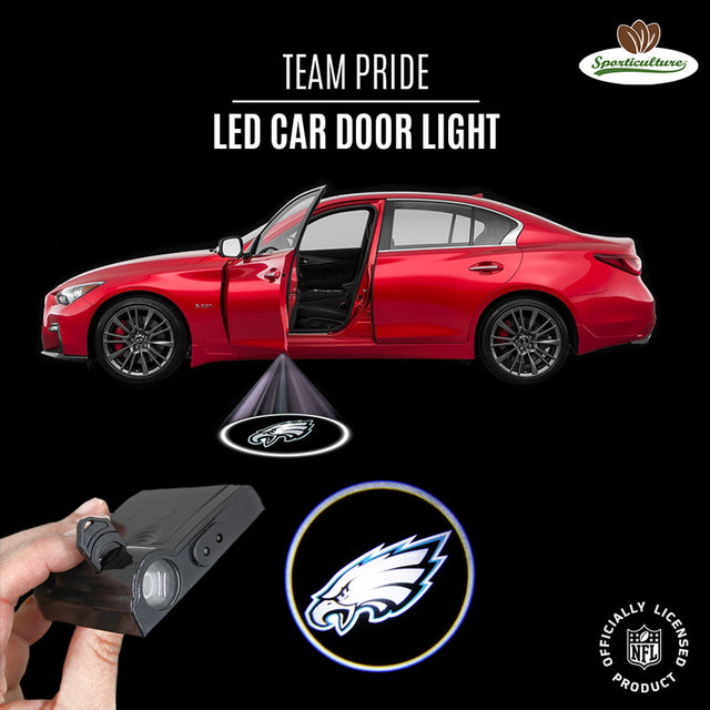 Luz LED para puerta de coche de los Philadelphia Eagles