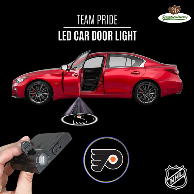 Luz LED para puerta de coche de los Philadelphia Flyers