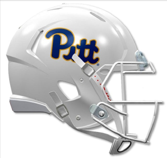 Réplica de casco de los Pittsburgh Panthers de Riddell, tamaño completo, estilo Speed, color blanco