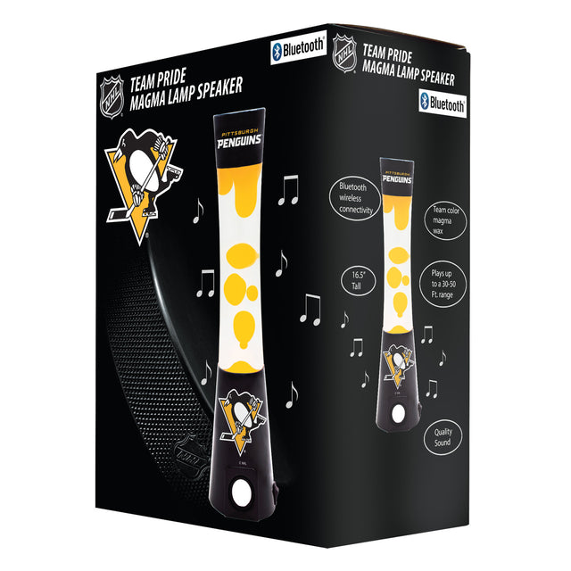 Lámpara de magma de los Pittsburgh Penguins: altavoz con Bluetooth