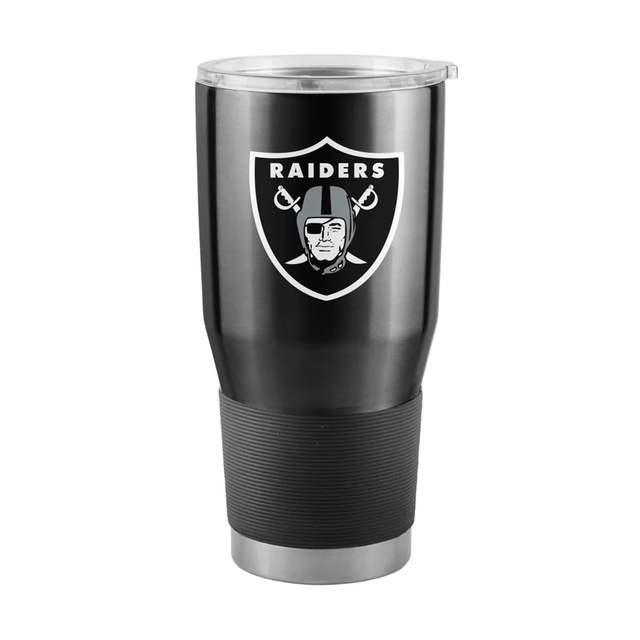 Vaso de viaje de acero inoxidable ultrafino de 30 oz de Los Vegas Raiders