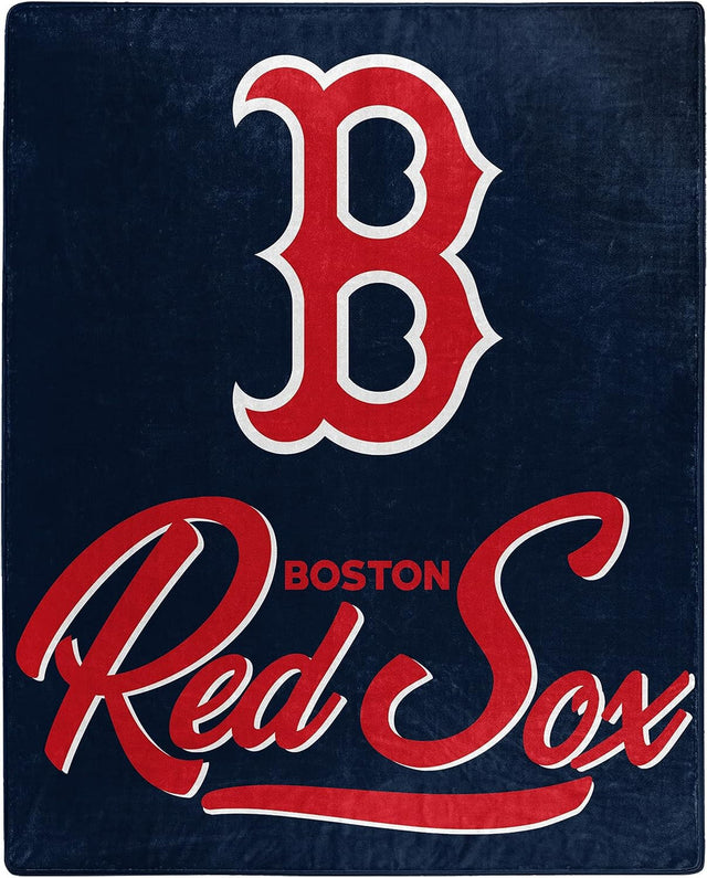 Manta de los Boston Red Sox de 50 x 60 pulgadas, diseño exclusivo de Raschel