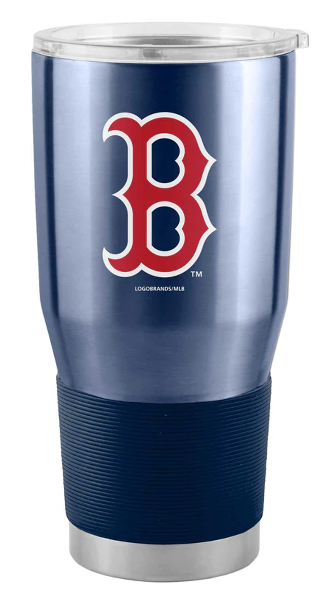 Vaso de viaje Boston Red Sox de acero inoxidable de 30 oz