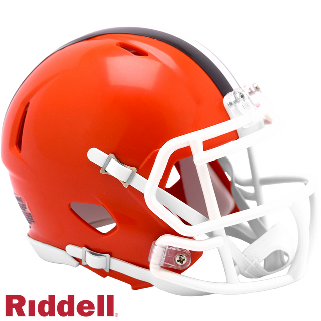 Réplica de casco de los Cleveland Browns Riddell Mini Speed ​​Style 2024