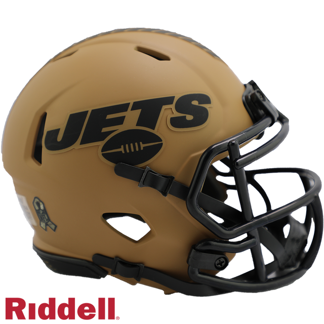 Réplica de casco de los New York Jets Riddell Mini Speed ​​Style Salute To Service 2023