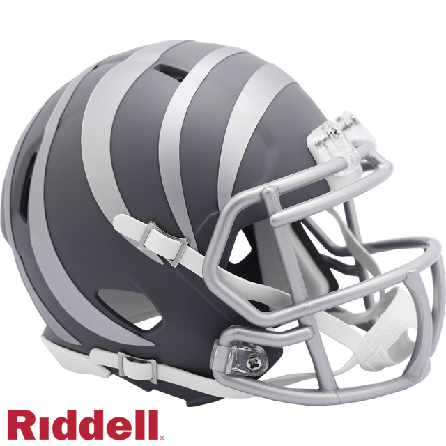 辛辛那提猛虎队头盔 Riddell 复制品 迷你 Speed Style 板岩版 替代