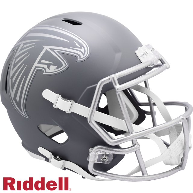 亚特兰大猎鹰队头盔 Riddell 复制品 全尺寸 Speed Style Slate 替代款