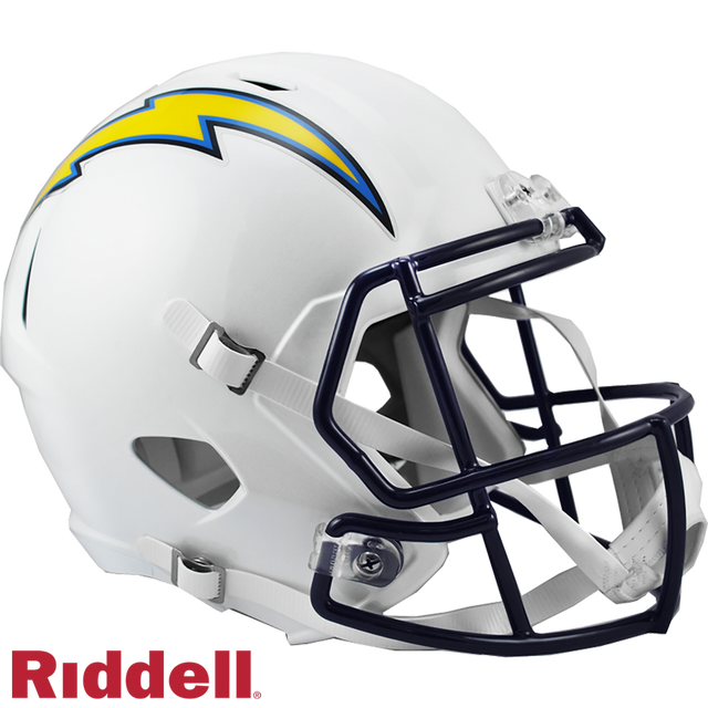 Casco Riddell de Los Angeles Chargers réplica tamaño completo Speed Style 2007-2018 T/B