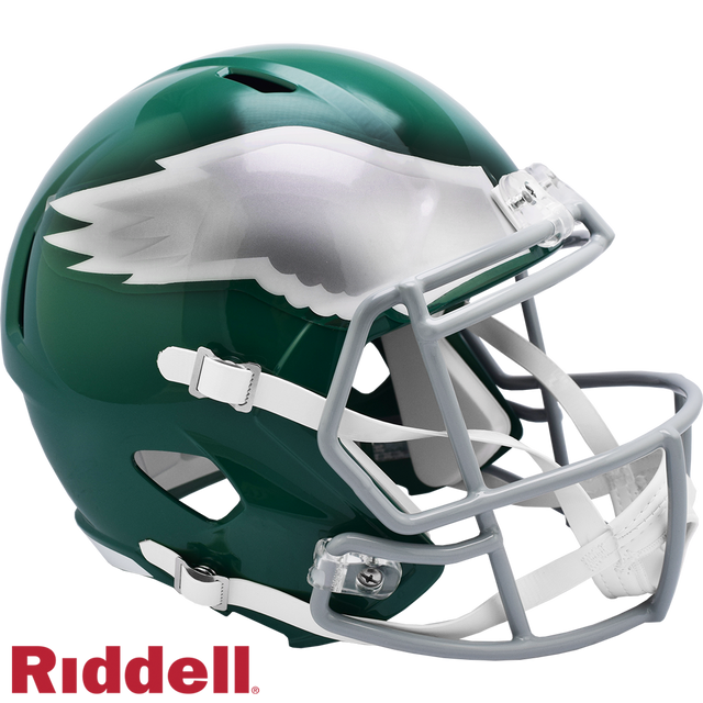 Philadelphia Eagles Helmet Riddell Replica Full Size Speed Style 1974-1995 T/B