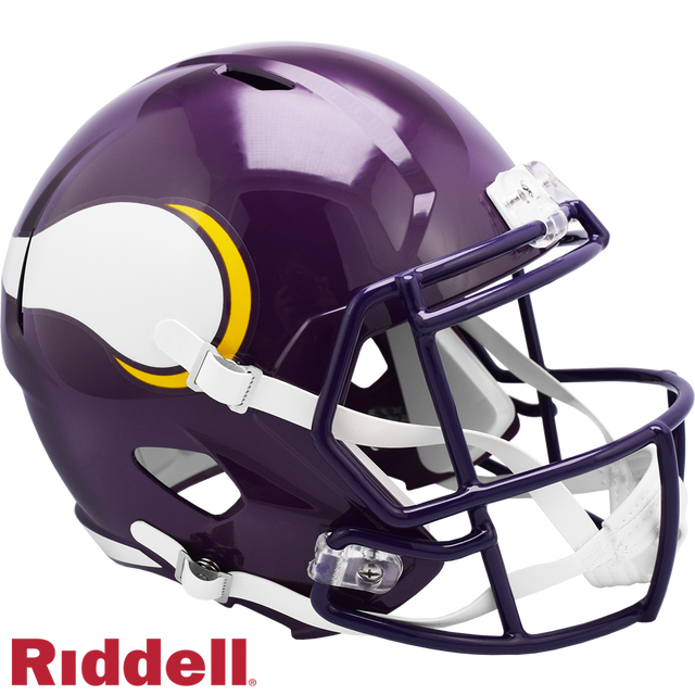 Minnesota Vikings Helmet Riddell Replica Full Size Speed Style 1983-2001 T/B