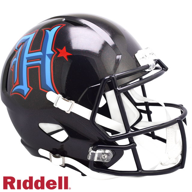 Réplica de casco de los Houston Texans de Riddell, tamaño completo, estilo Speed, para uso en el campo, alternativa, n.° 2, 2024