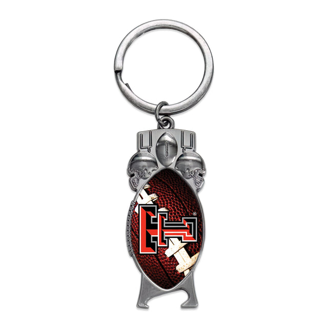 Llavero con abrebotellas esculpido de los Texas Tech Red Raiders